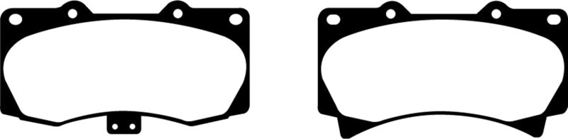 EBC 05-07 Hummer H3 3.5 Greenstuff Front Brake Pads - DP61759