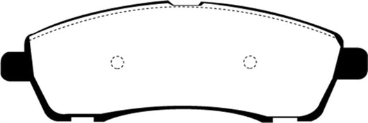 EBC 00-02 Ford Excursion 5.4 2WD Ultimax2 Rear Brake Pads - UD757
