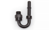 Russell Performance Adapter Fitting 3/8in SAE Quick Disconnect 180 DEG - Blk - 644043
