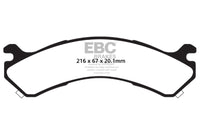 EBC 01-05 Chevrolet Silverado 3500 (2WD) Greenstuff Rear Brake Pads - DP61663