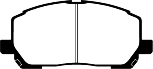 EBC 00-03 Toyota Highlander 2.4 2WD Yellowstuff Front Brake Pads - DP41634R