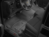 WeatherTech 14+ Chevrolet Silverado Front FloorLiner - Black - 445431