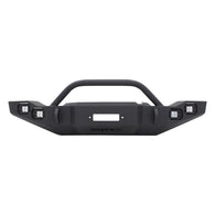 Westin/Snyper 07-17 Jeep JK Marksman Front Bumper w/Bull Bar - Textured Black - 59-9525-12JKB5