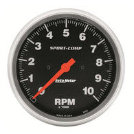 Autometer Sport-Comp 5in 10000 RPM Electronic In Dash Tachometer - 3990