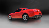 Corsa 11-13 Ford Mustang 3.7L V6 Black Sport Axle-Back Dual Rear Exhaust - 14319BLK
