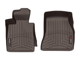 WeatherTech 2017+ BMW 5-Series Front FloorLiner - Cocoa (xDrive Only - Does Not Fit RWD) - 4710891