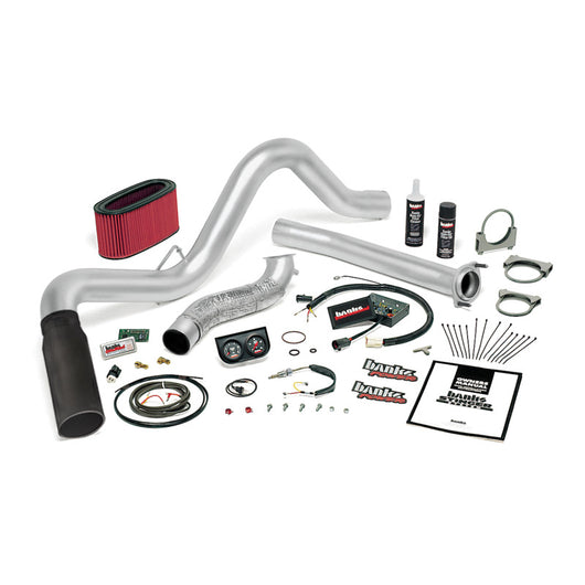Banks Power 95.5-97 Ford 7.3L Auto Stinger System - SS Single Exhaust w/ Black Tip - 48557-B