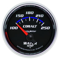Autometer Cobalt 52.4mm 100-250 deg. F Short Sweep Electronic Water Temperature Gauge - 6137