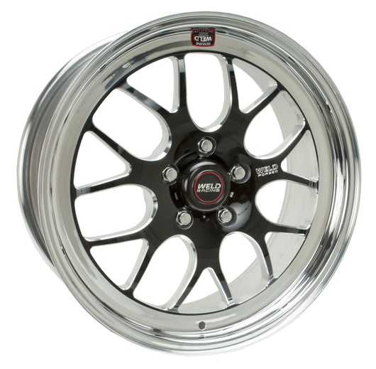 Weld S77 18x13 / 5x4.75 BP / 8.7in. BS Black Wheel (Medium Pad) - Non-Beadlock - 77MB8130B87A