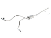 Borla 14 Silv/Sierra C/B Exh ATAK 1500 5.3L V8 AT/MT 2&4WD Ext Cab Split Side Exit - 140546