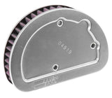 K&N Replacement Unique Air Filter 6.625in L x 4.75in W x 1.625in H with 1 Flange for Harley Davidson - HD-1614
