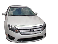 AVS 10-12 Ford Fusion Aeroskin Low Profile Hood Shield - Chrome - 620013