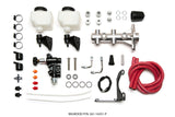 Wilwood Tandem Remote M/C Kit w L/H Brkt & Prop Valve - 1in Bore Ball Burnished - 261-14251-P