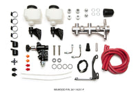 Wilwood Tandem Remote M/C Kit w L/H Brkt & Prop Valve - 1in Bore Ball Burnished - 261-14251-P