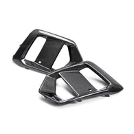 Seibon 16-18 Ford Focus RS Carbon Fiber Fog Light Surrounds - FLS16FDFO