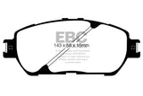 EBC 02-03 Lexus ES300 3.0 Yellowstuff Front Brake Pads - DP41674R