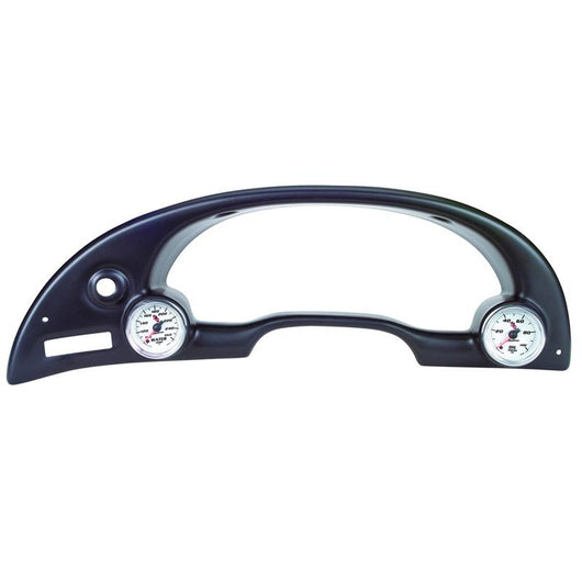 Autometer 94-00 Ford Mustang 52mm Black Dual Instrument Cluster Bezel - 10003