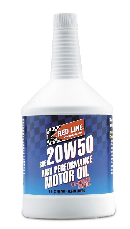 Red Line 20W50 Motor Oil Quart - 12504