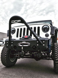 MBRP 07-15 Jeep Wrangler JK Stinger Bumper Kit - Black Coated - 182720