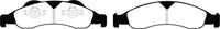 EBC 07-09 Ford Expedition 5.4 2WD Greenstuff Front Brake Pads - DP61803