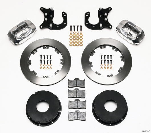 Wilwood Forged Dynalite P/S Rear Kit Polished Big Ford 2.36in Offset Currie Blank - 140-3722-P
