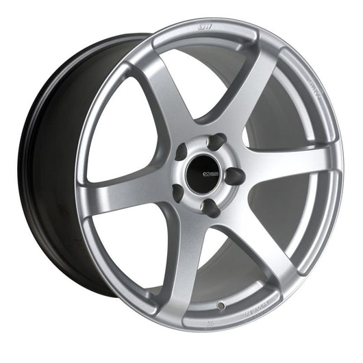 Enkei T6S 17x9 35mm Offset 5x114.3 Bolt Pattern 72.6 Bore Matte Silver Wheel - 485-790-6535SP