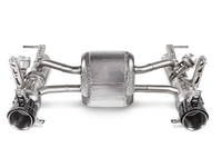 Akrapovic 16-17 Ferrari 488 GTB/488 Spyder Slip-On Line (Titanium) w/ Carbon Tips - MTP-FE488H