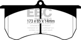 EBC 2015+ Am General HMMWV M1152 6.5L TD Bluestuff Front Brake Pads - DP5068NDX