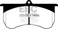 EBC 2015+ Am General HMMWV M1152 6.5L TD Bluestuff Front Brake Pads - DP5068NDX