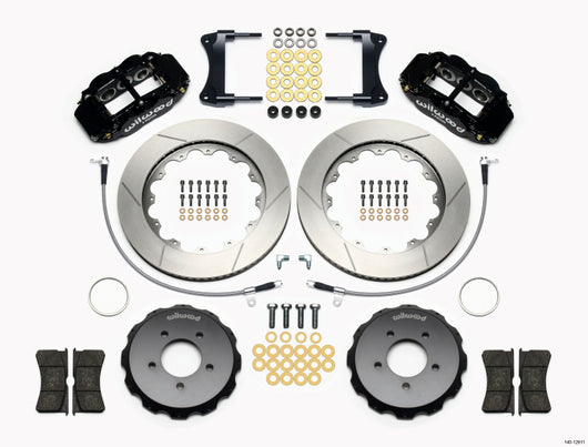 Wilwood Narrow Superlite 6R Front Hat Kit 14.00in 2005-Up Mazda Miata w/ Lines - 140-12911