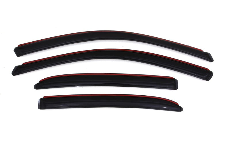 AVS 03-07 Honda Accord Ventvisor In-Channel Front & Rear Window Deflectors 4pc - Smoke - 194943