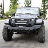 Westin 18-19 Jeep Wrangler JL HDX LED Grille - Textured Black - 34-1115