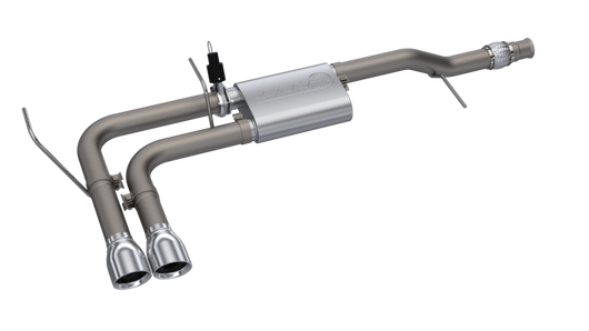 QTP 14-18 Chevy Silverado 1500 4.8L/5.3L EC/CC SB 304SS Screamer Cat-Back Side Exit w/4.5in Tips - 410014