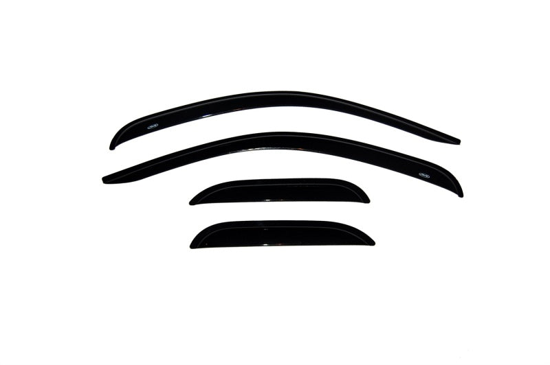 AVS 07-13 Chevy Silverado 1500 Ext. Cab Ventvisor Outside Mount Window Deflectors 4pc - Smoke - 94040