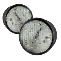 xTune Jeep Wrangler 07-15 LED Front Turn Signal Lights - Chrome CCL-JH-JW07-LED-C - 9032943