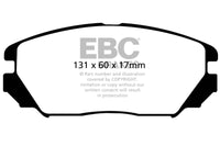 EBC 08-09 Hyundai Azera 3.3 Yellowstuff Front Brake Pads - DP41757R