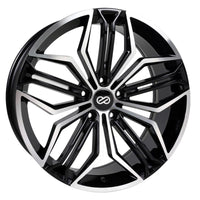 Enkei CUV 17x7.5 5x108 45mm Offset 72.6mm Bore Black Machined - 495-775-3145BKM