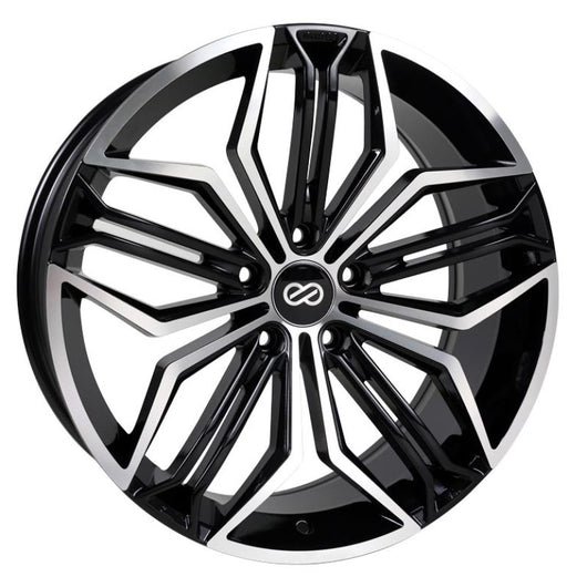 Enkei CUV 17x7.5 5x108 45mm Offset 72.6mm Bore Black Machined - 495-775-3145BKM