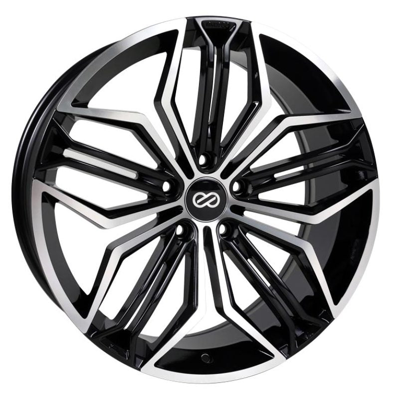 Enkei CUV 18x8 5x114.3 40mm Offset 72.6mm Bore Black Machined - 495-880-6540BKM