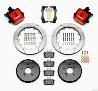 Wilwood Combination Parking Brake Rear Kit 12.88in Red Honda S2000 - 140-10310-R