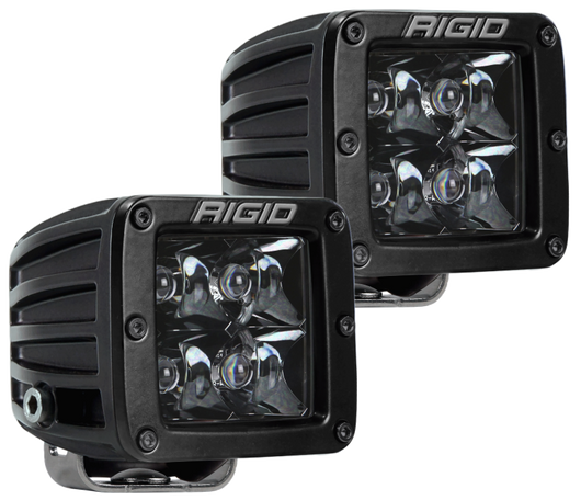 Rigid Industries D-Series Midnight Edition - Spot - Set of 2 - 202213BLK