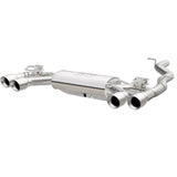 MagnaFlow Sys C/B 2015 Volkswagen Golf R 3in Polished SS Quad Tip Split Rear Exit - 19165