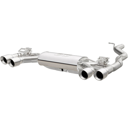 MagnaFlow Sys C/B 2015 Volkswagen Golf R 3in Polished SS Quad Tip Split Rear Exit - 19165