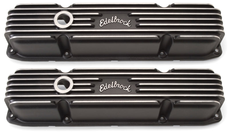 Edelbrock Valve Cover Classic Series Chrysler 383/440 CI V8 Black - 41923