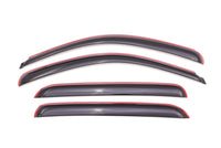 AVS 07-13 Chevy Avalanche Ventvisor In-Channel Front & Rear Window Deflectors 4pc - Smoke - 194515