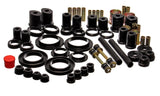 Energy Suspension 99-04 Ford Mustang Black Hyper-flex Master Bushing Set - 4.18121G