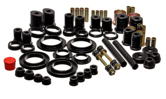 Energy Suspension 99-04 Ford Mustang Black Hyper-flex Master Bushing Set - 4.18121G