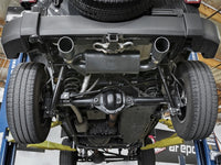 aFe Rebel Series 2.5in 409 SS Axle-Back Exhaust w/ Black Tips 2007+ Jeep Wrangler (JK) V6 3.6L/3.8L - 49-48061-B