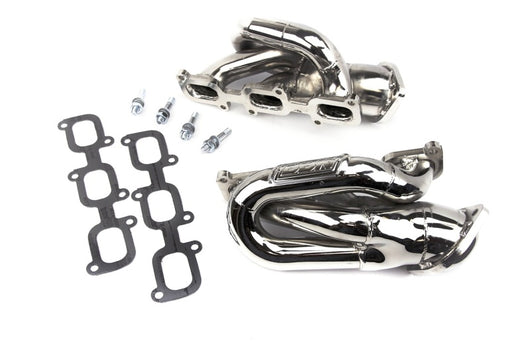 BBK 11-15 Mustang 3.7 V6 Shorty Tuned Length Exhaust Headers - 1-5/8 Silver Ceramic - 14420