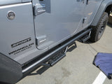RBP RX-7 Step Bars 07-17 Jeep Wrangler JK (4-Door) - Black - RBP-509B-RX7